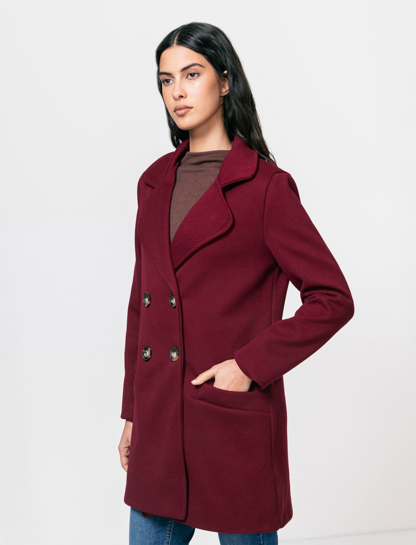 Cappotto doppio petto - Bordeaux