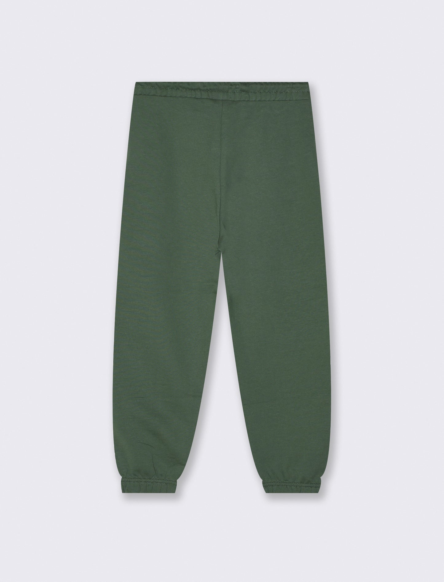 Sweatpants with drawstring and patch - Green