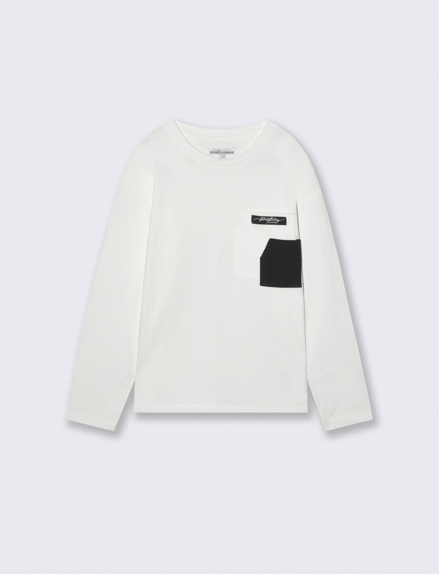 Versatile Cotton Double Pocket T-shirt - White