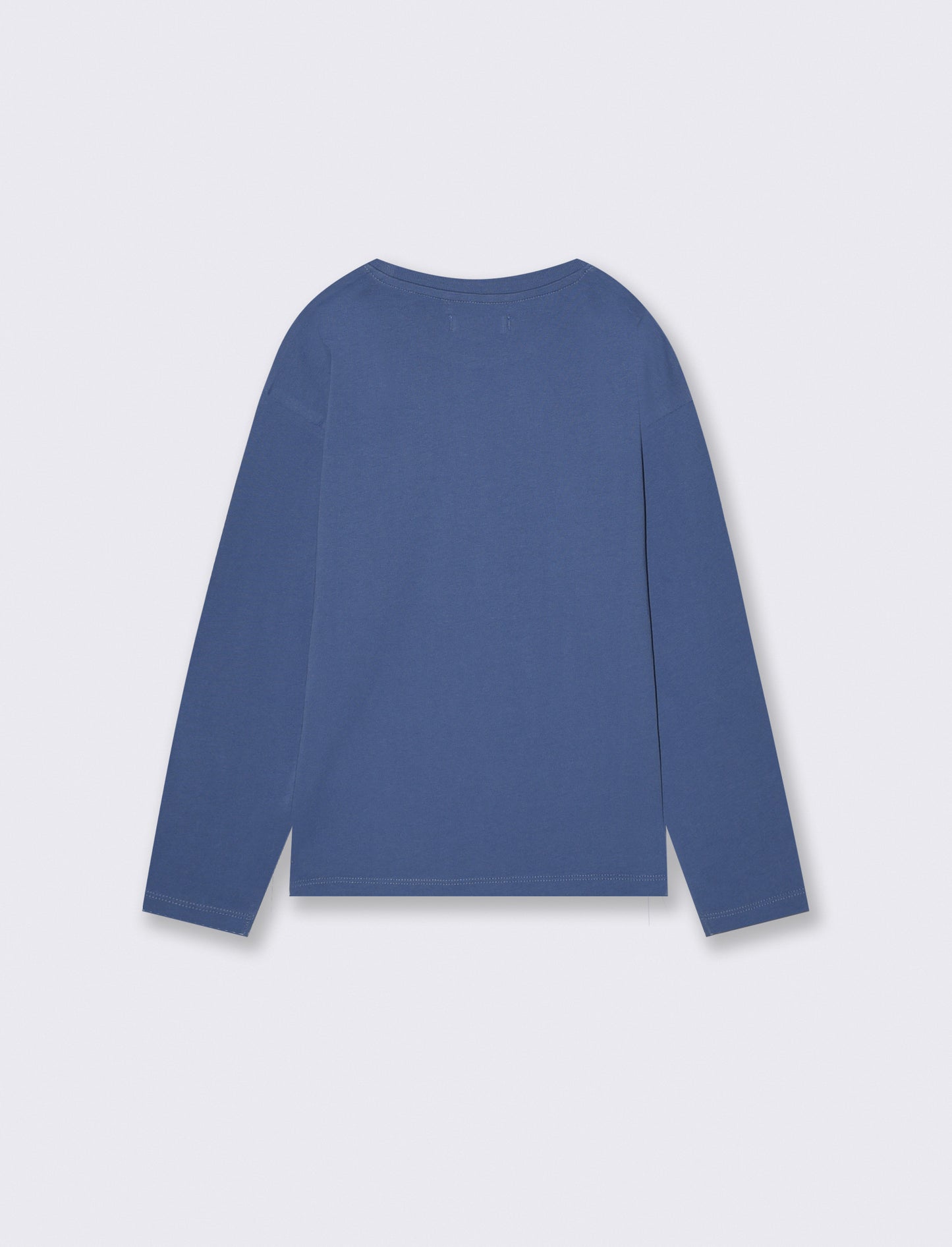 Versatile Cotton Double Pocket T-shirt - Blue