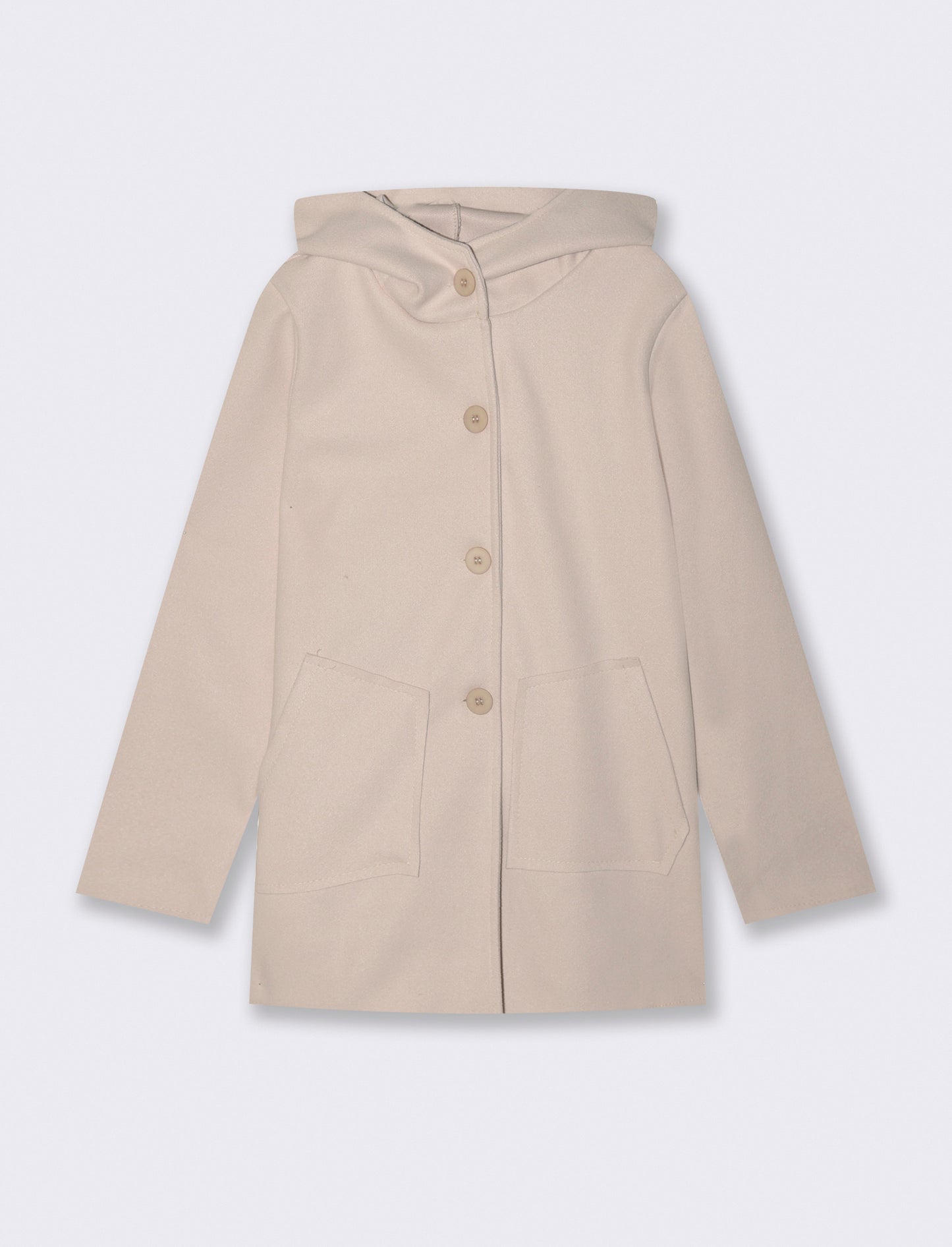 Cappotto con cappuccio - Vaniglia