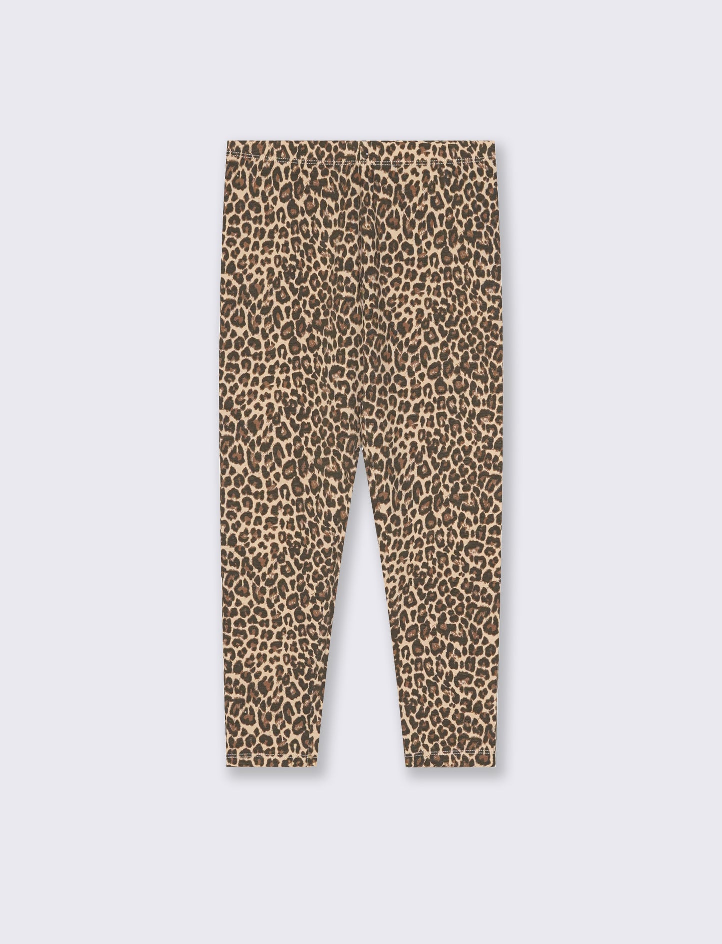 Leggings elasticizzati in cotone per bambina - Maculato