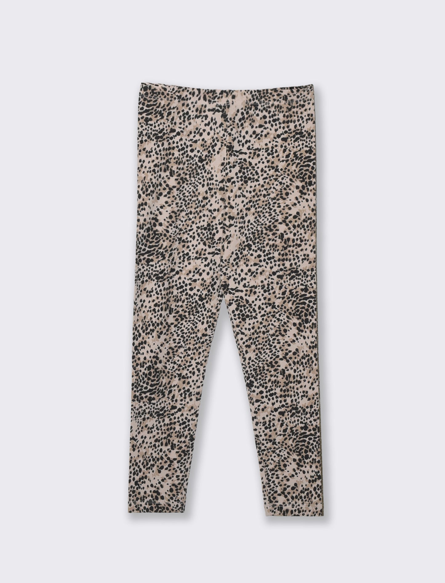 Leggings stampato in cotone elasticizzato - Leopardato