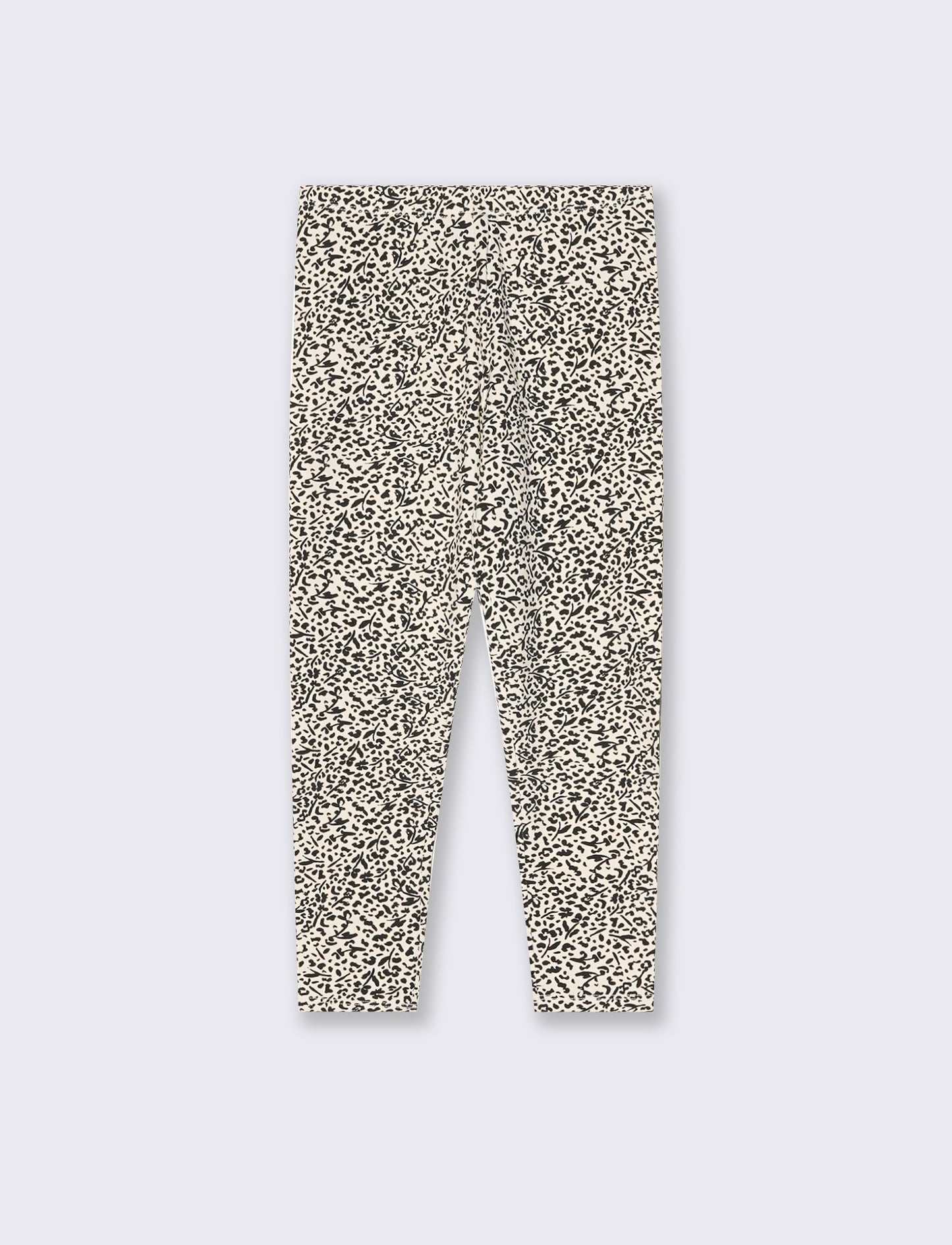 Leggings elasticizzati in cotone per bambina - Fantasia
