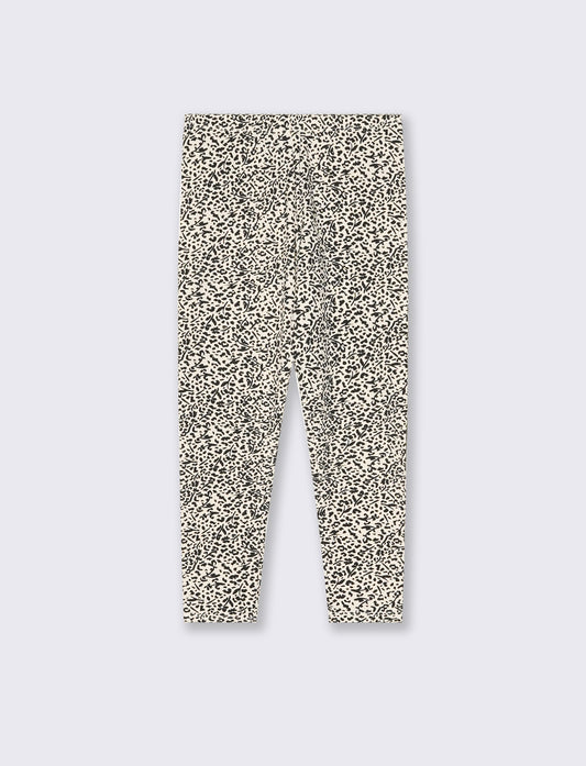 Leggings elasticizzati in cotone per bambina - Fantasia