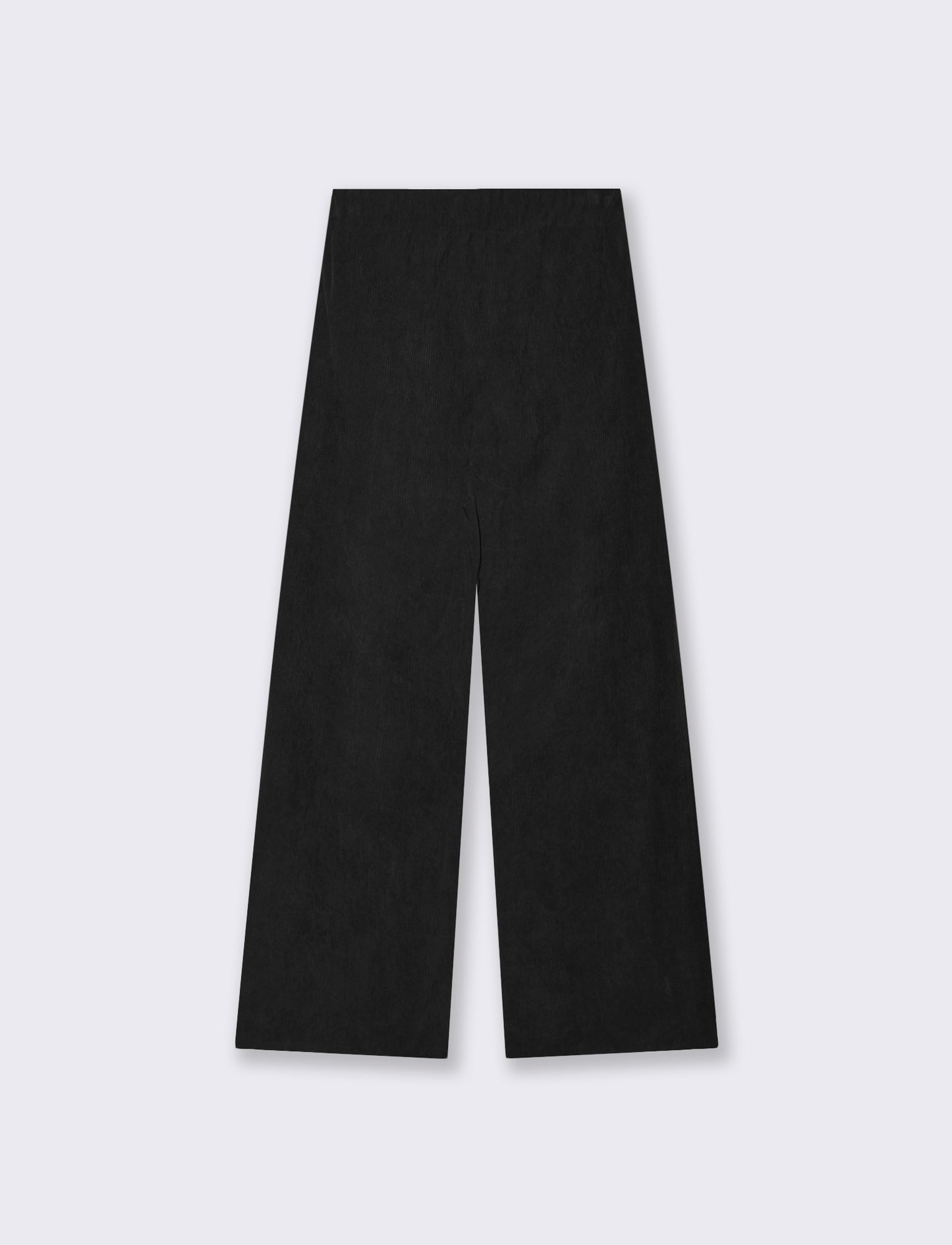Pantalone largo in velluto - Nero