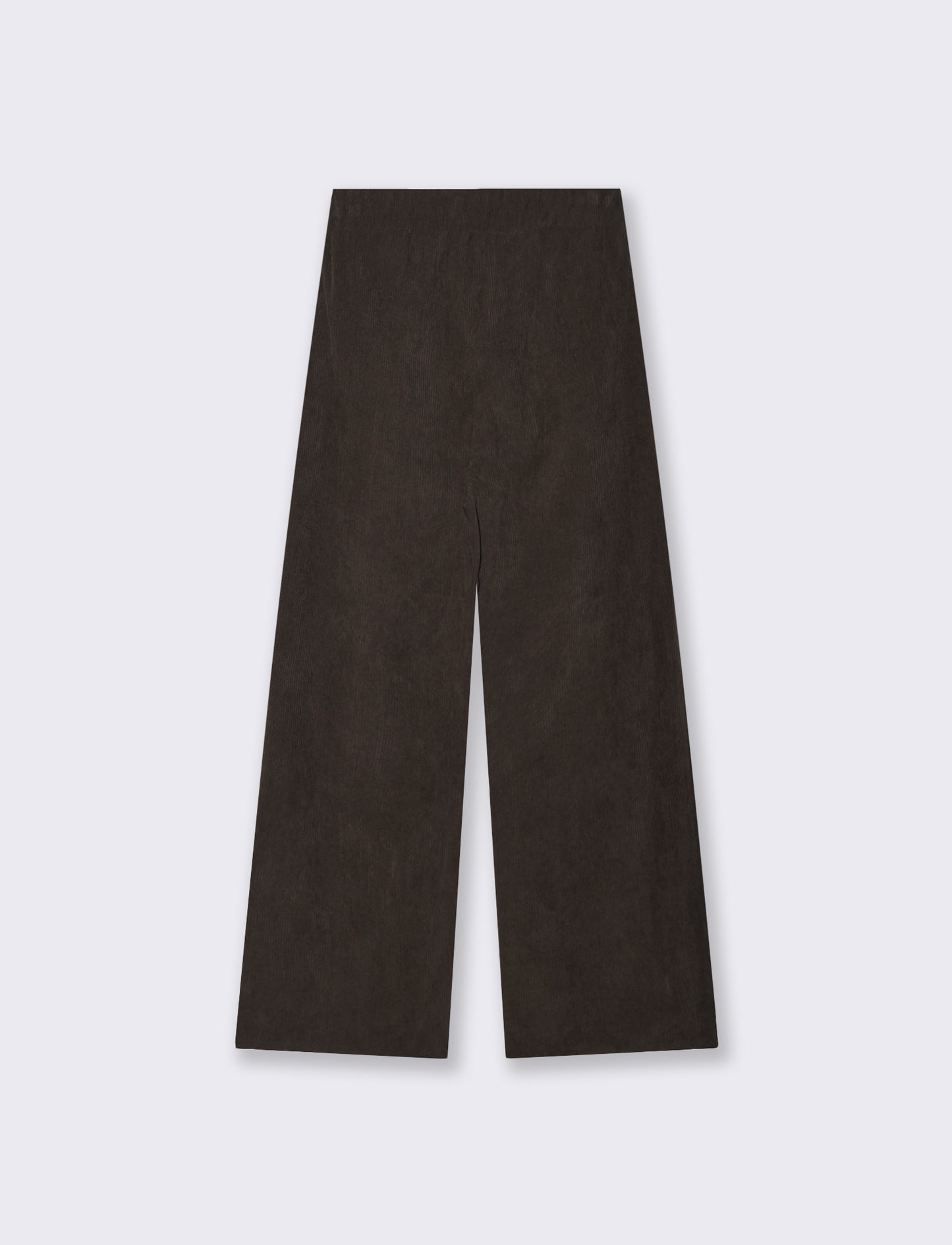 Pantalone largo in velluto - Moro