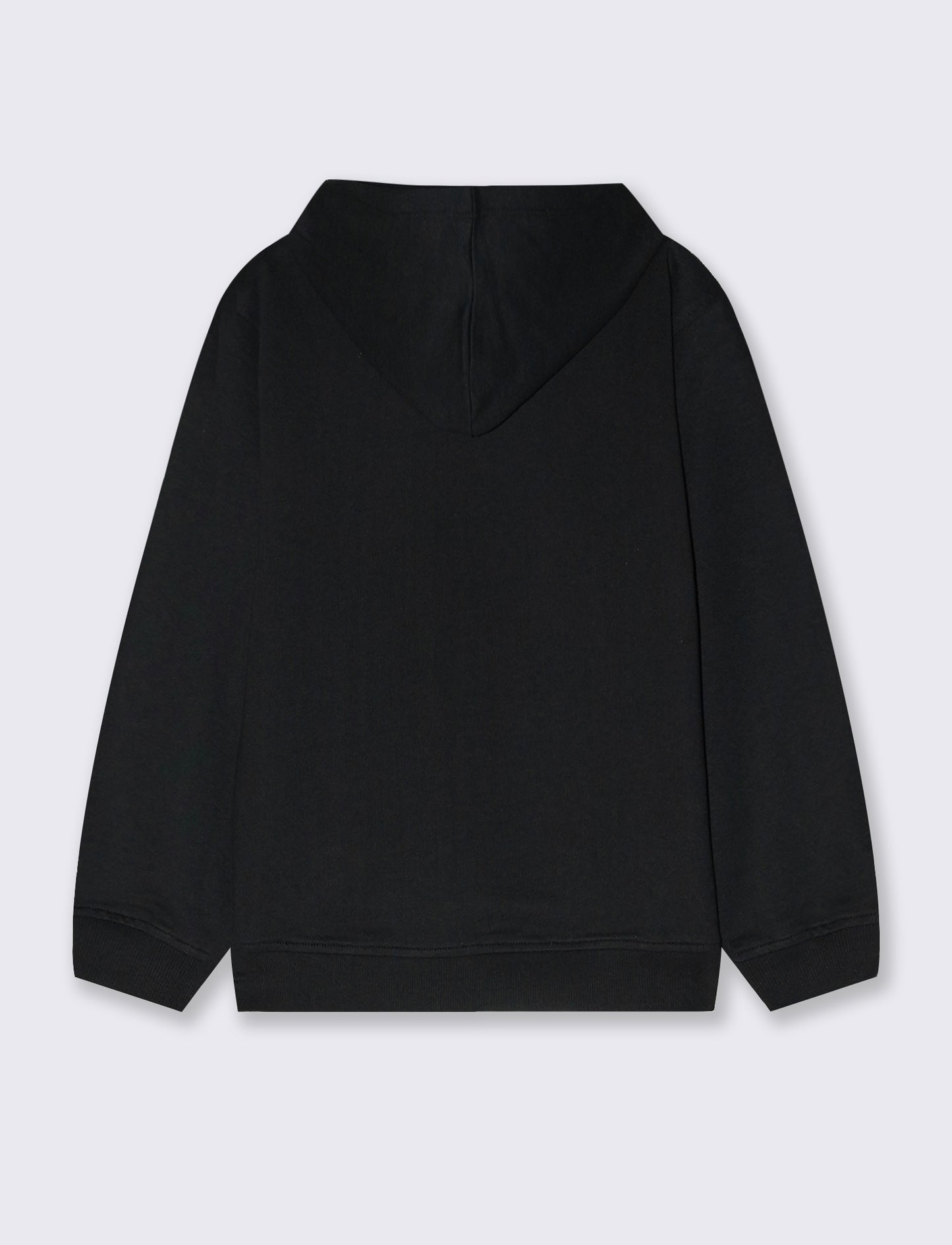 Soft Cotton Hoodie - Black