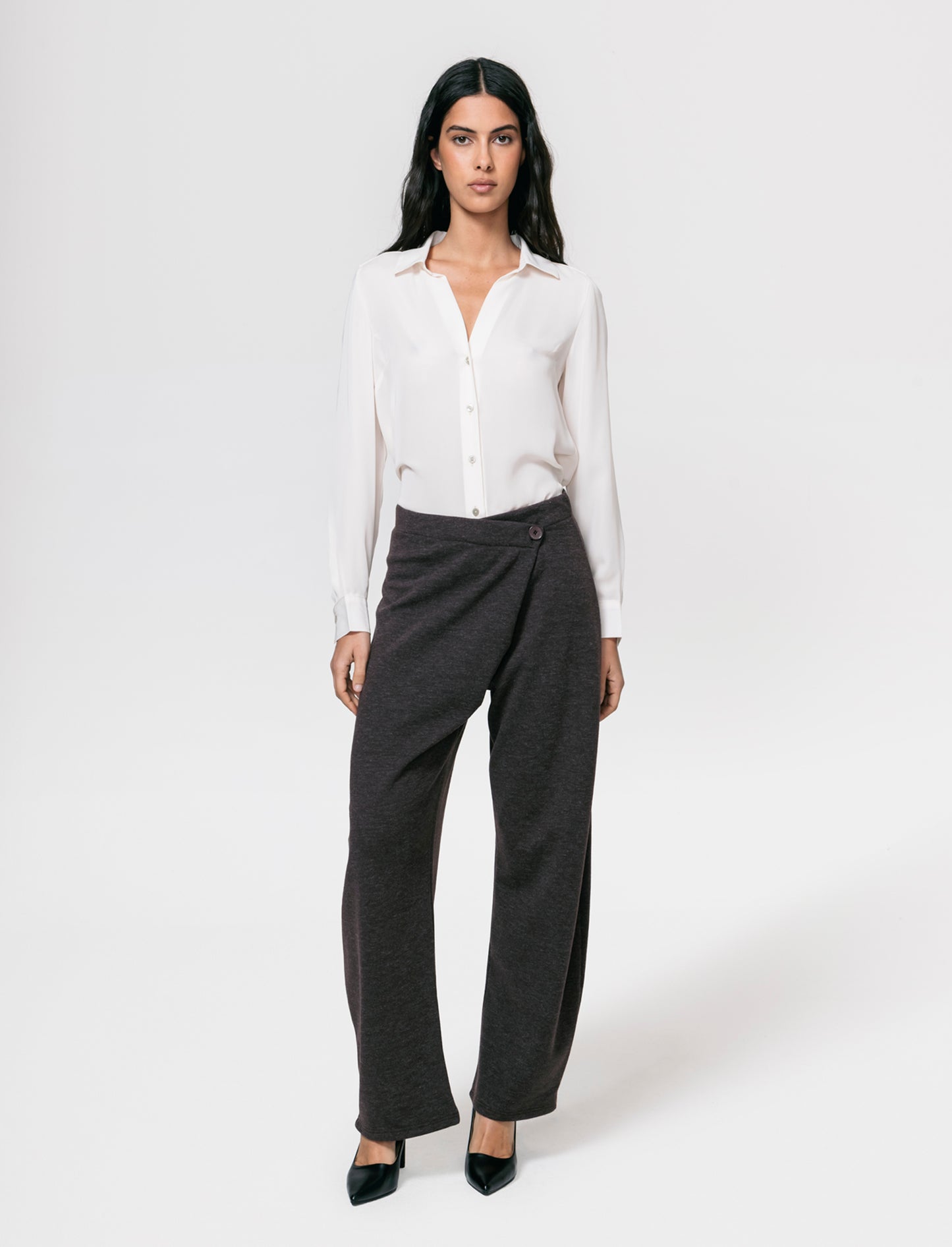Pantalone in maglia - Moro