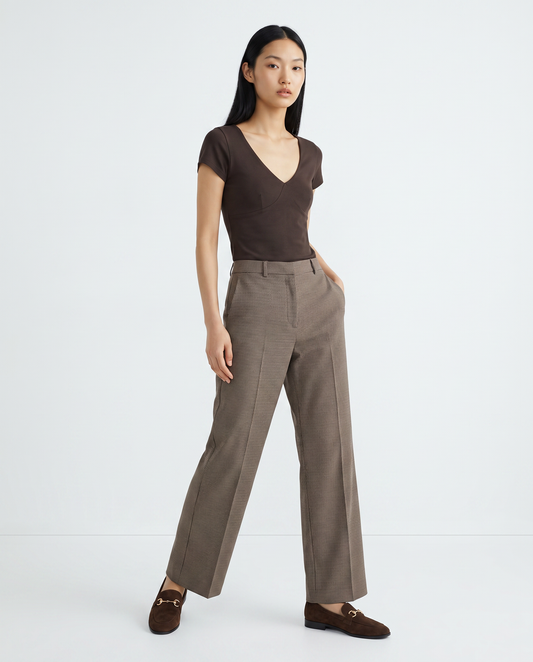 Elegant and Versatile Pleated Pants - 