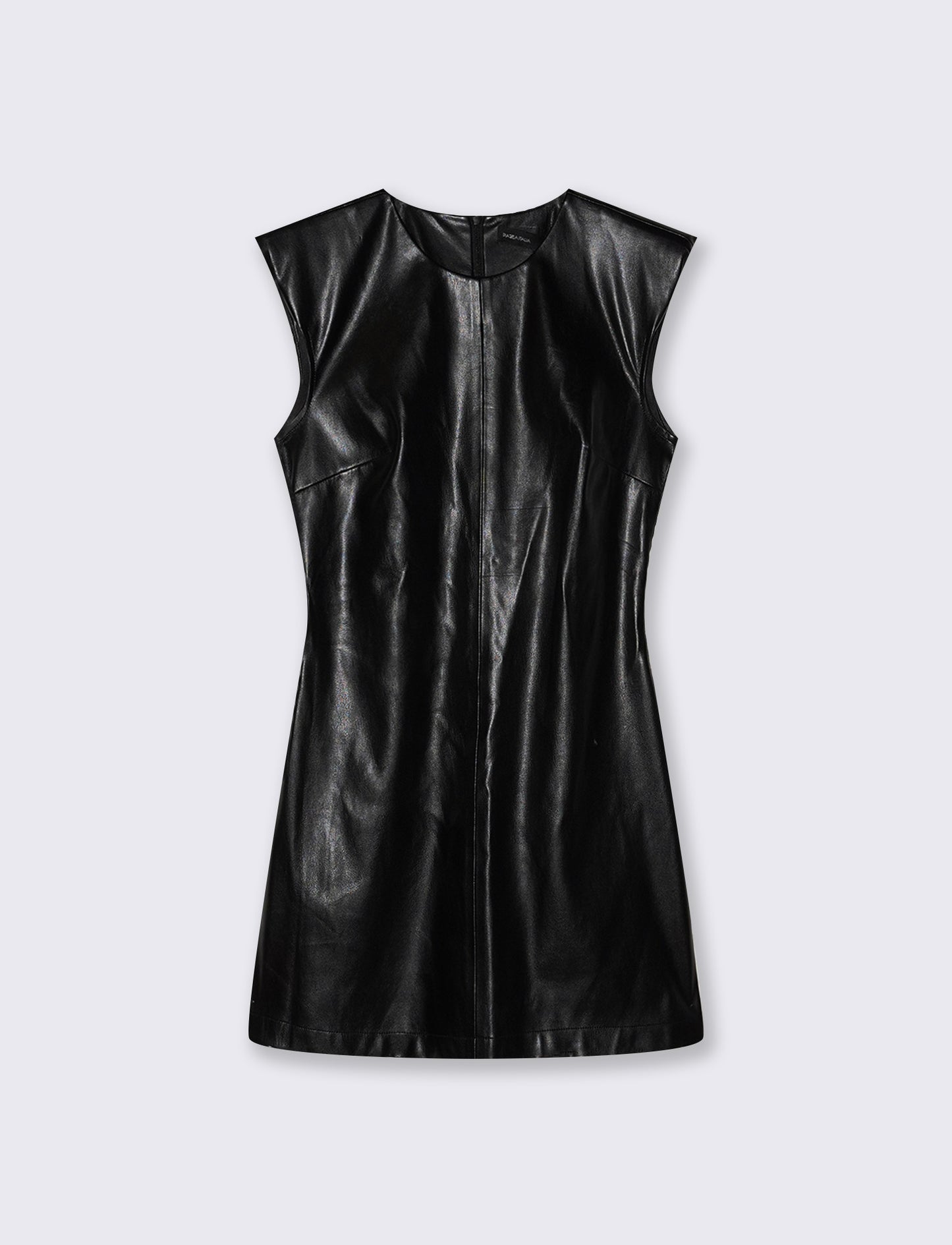 Abito corto con spalline - Nero