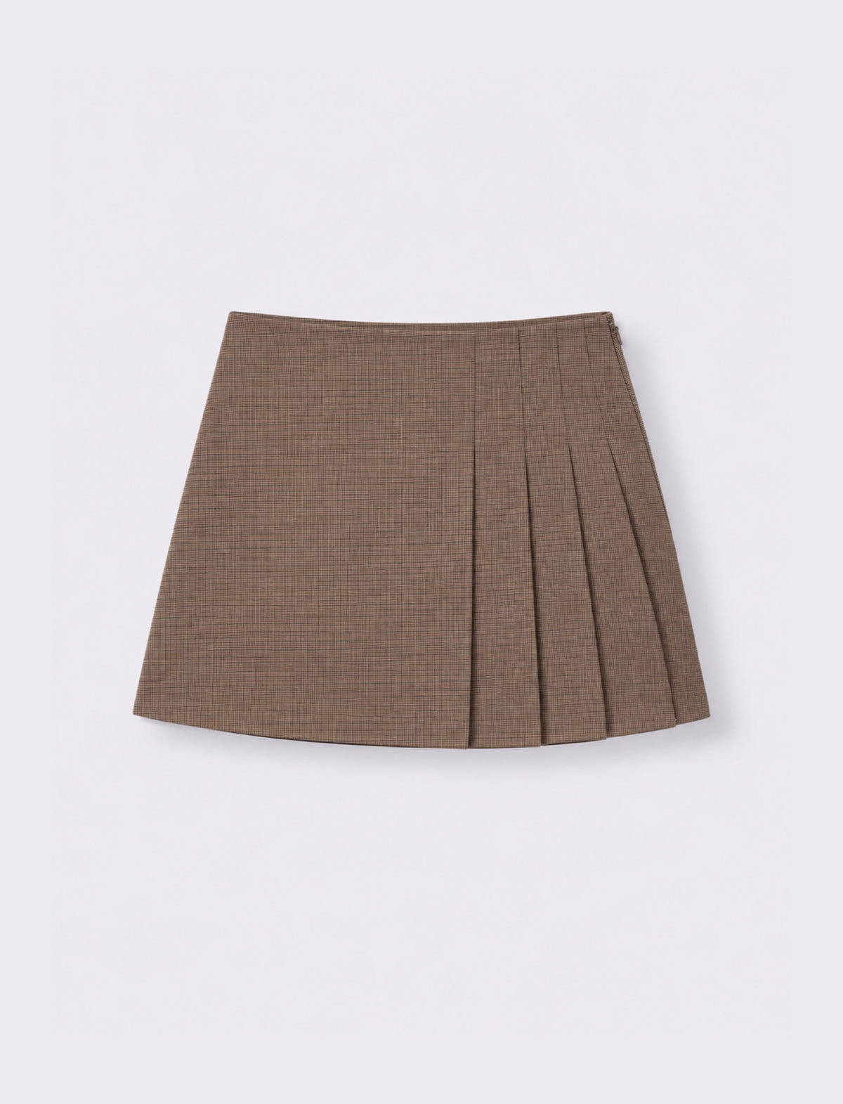 Elegant side pleated skirt - 