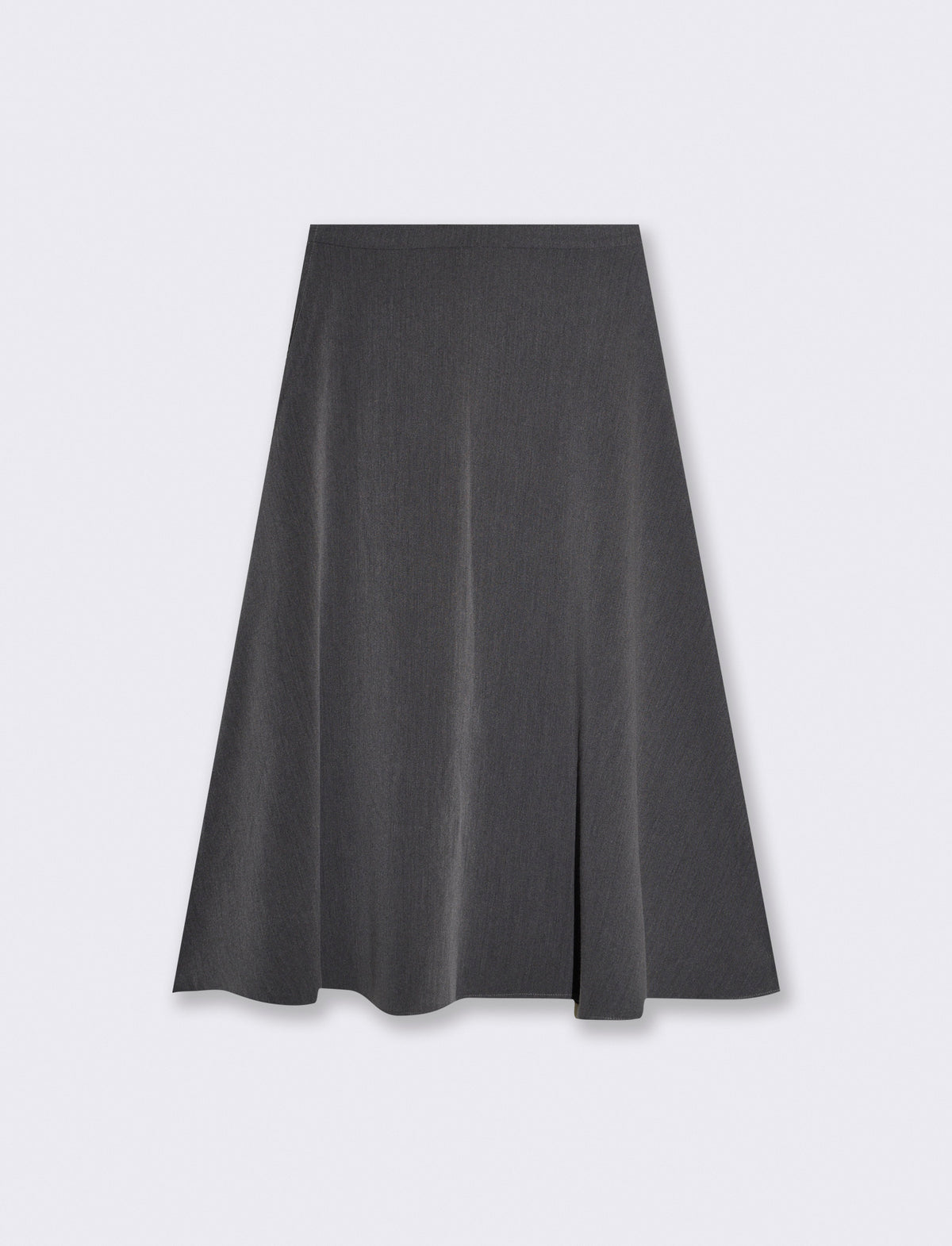 Elegant flared midi skirt - Grey