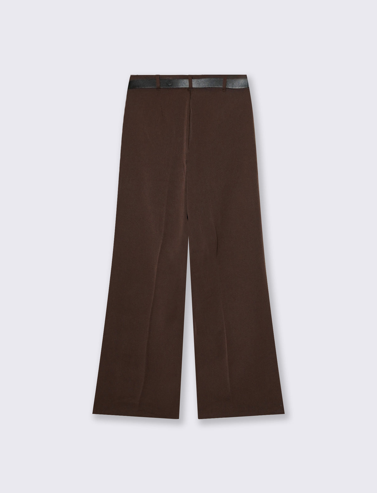 Pantalone classico wide leg low waist - Moro
