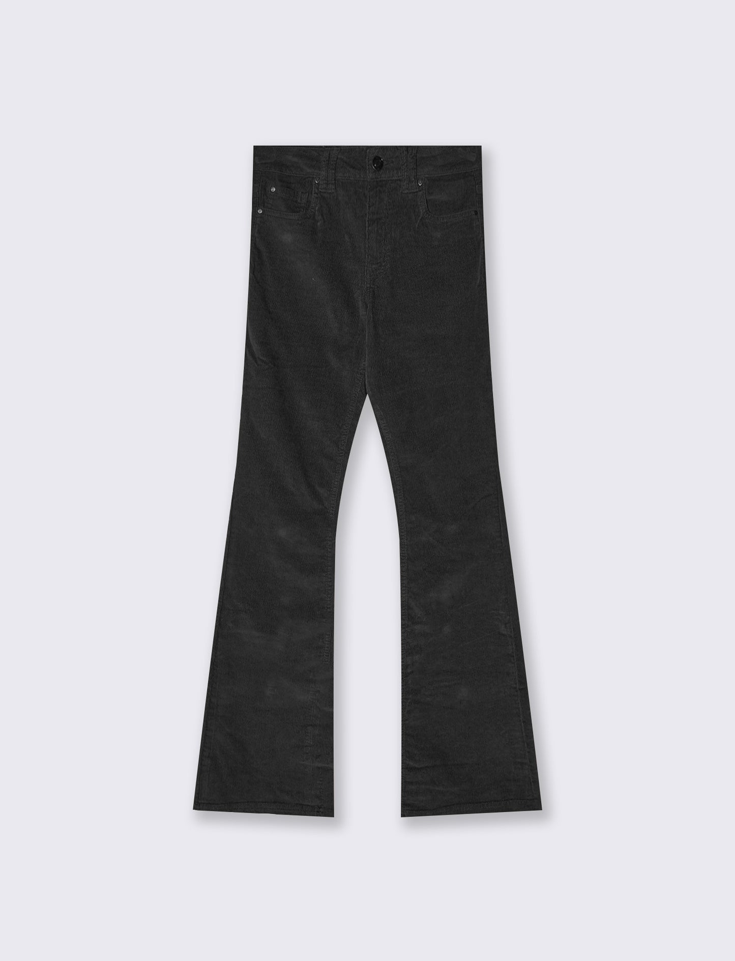Pantalone bootcut vita regolare - Nero