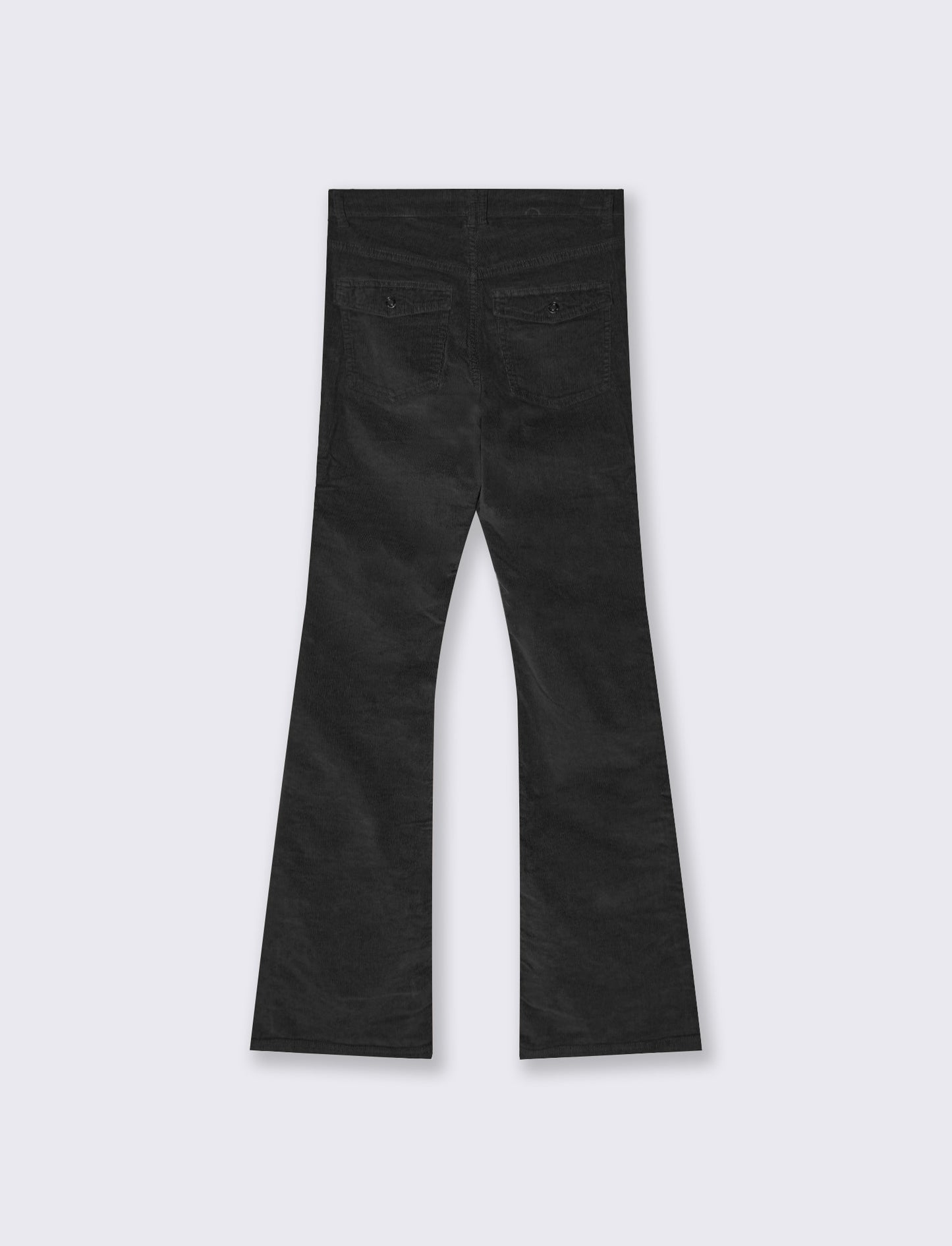 Pantalone bootcut vita regolare - Nero
