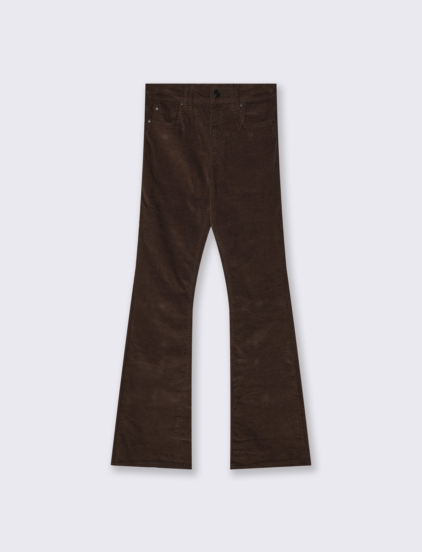 Pantalone bootcut vita regolare - Moro