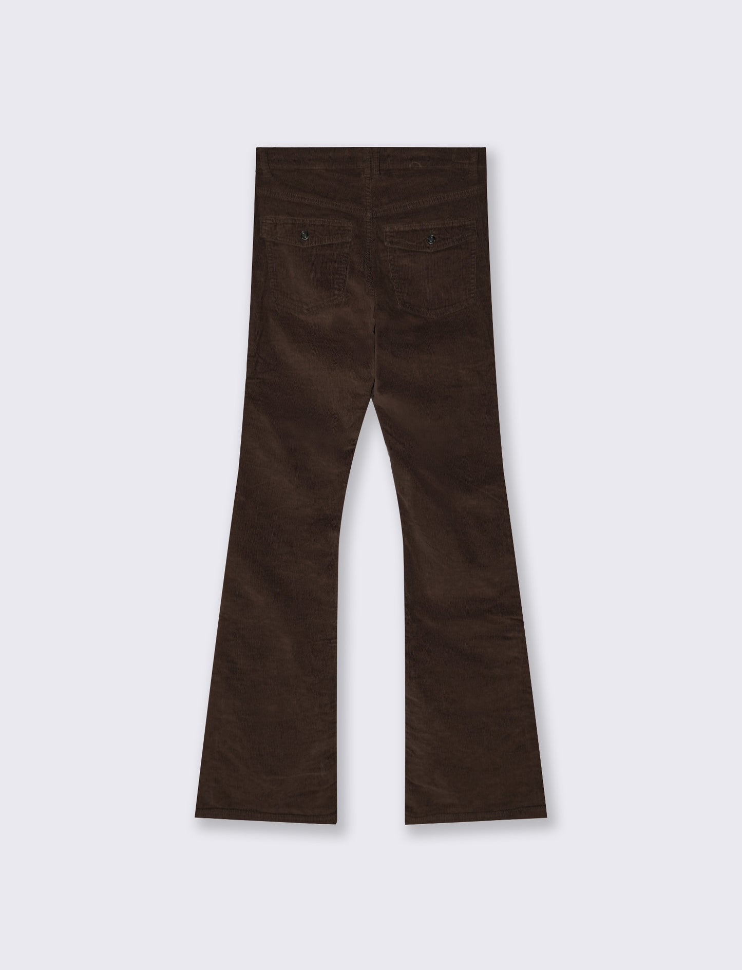 Pantalone bootcut vita regolare - Moro
