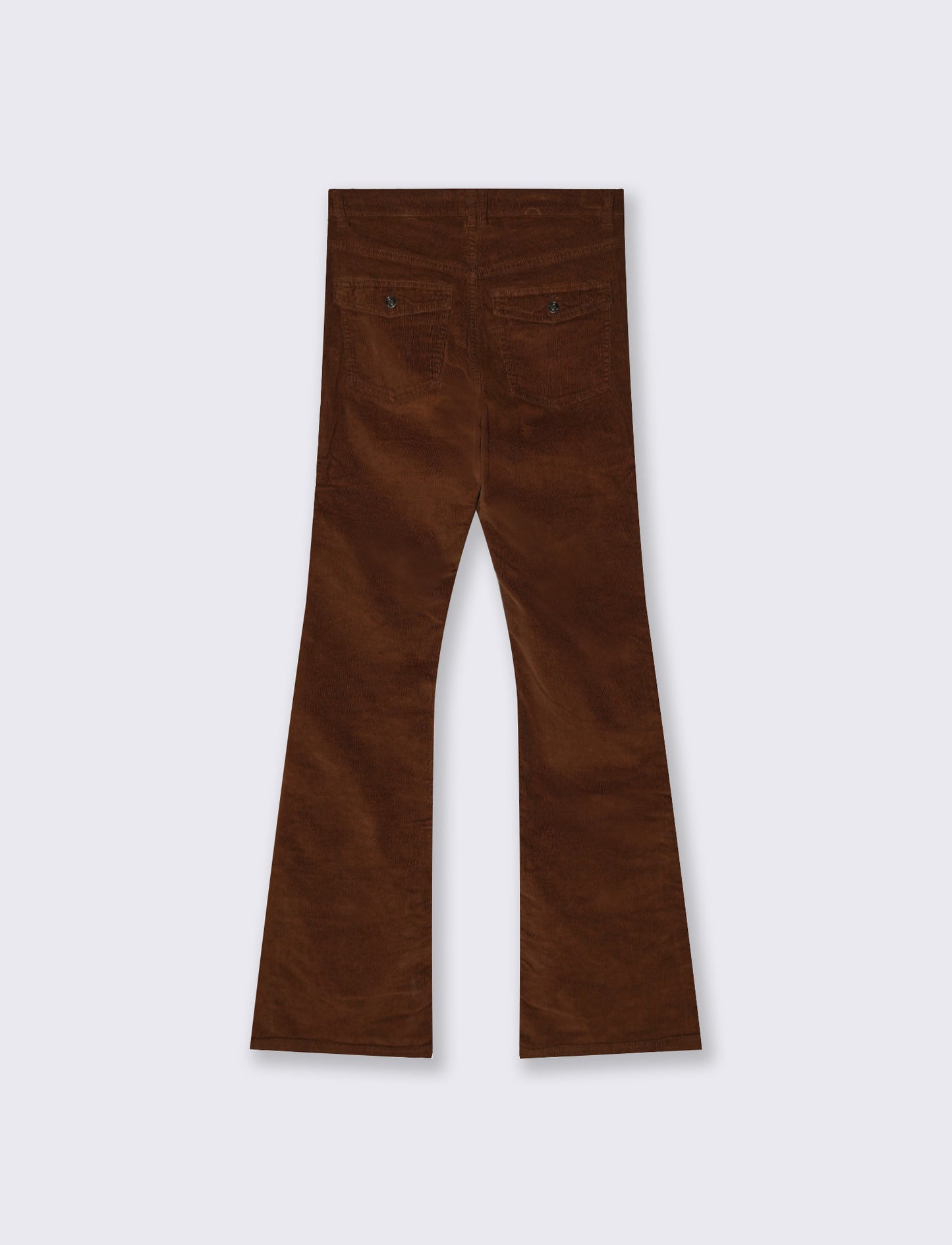Pantalone bootcut vita regolare - Marrone tabacco