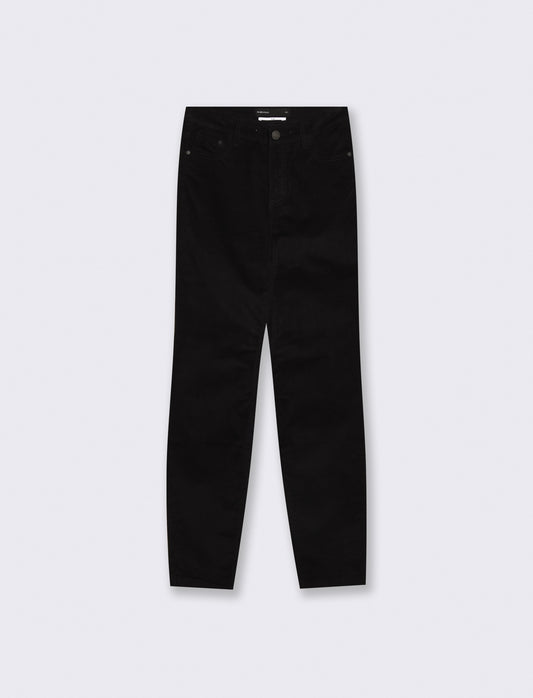 Regular waist skinny pants - Black