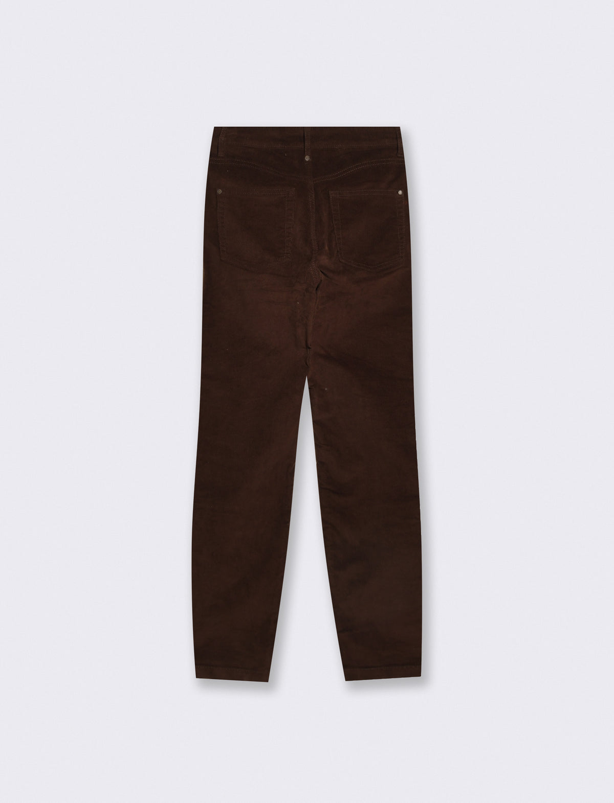 Regular waist skinny pants - Brown