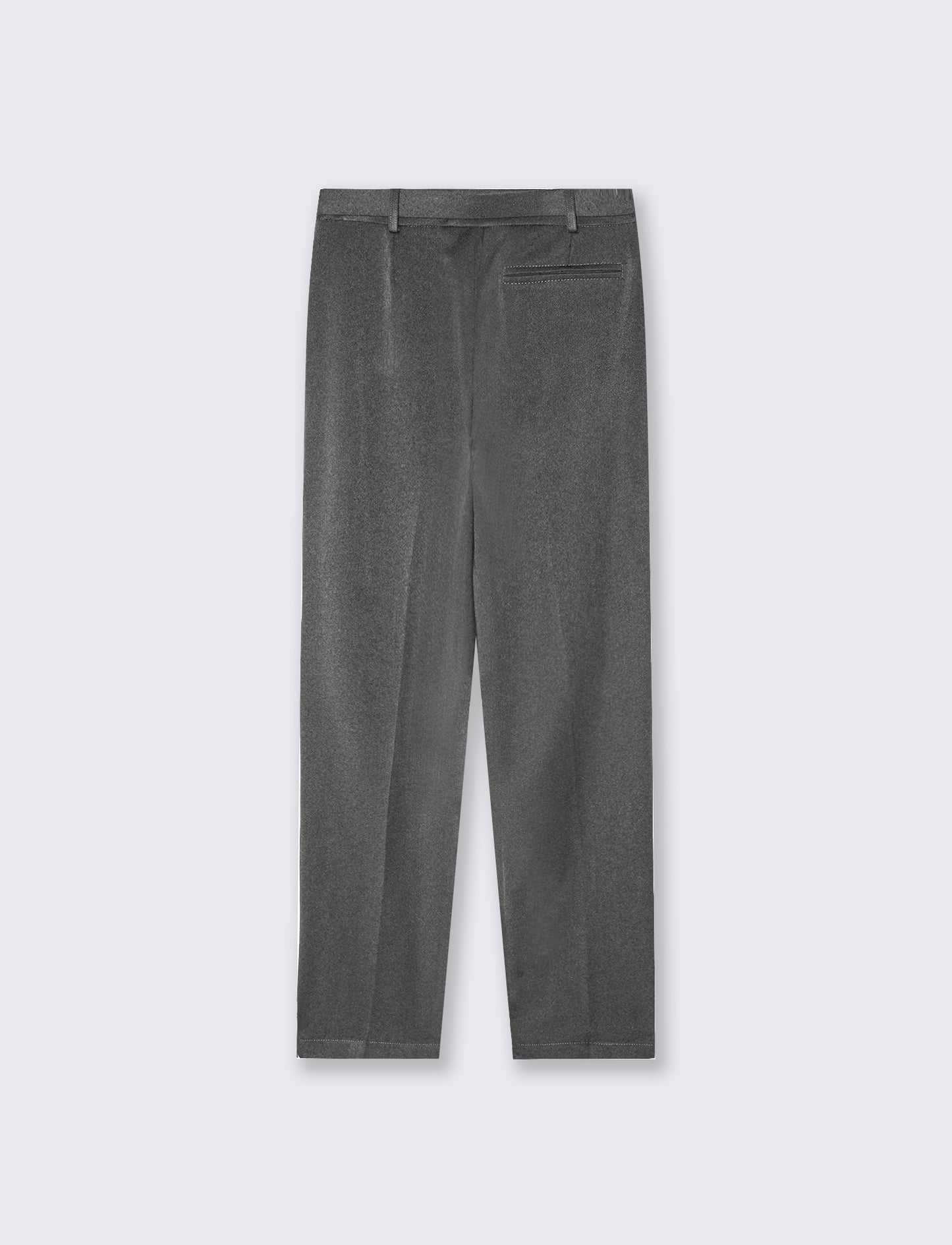 Pantalone a zampa con cintura - Grigio scuro