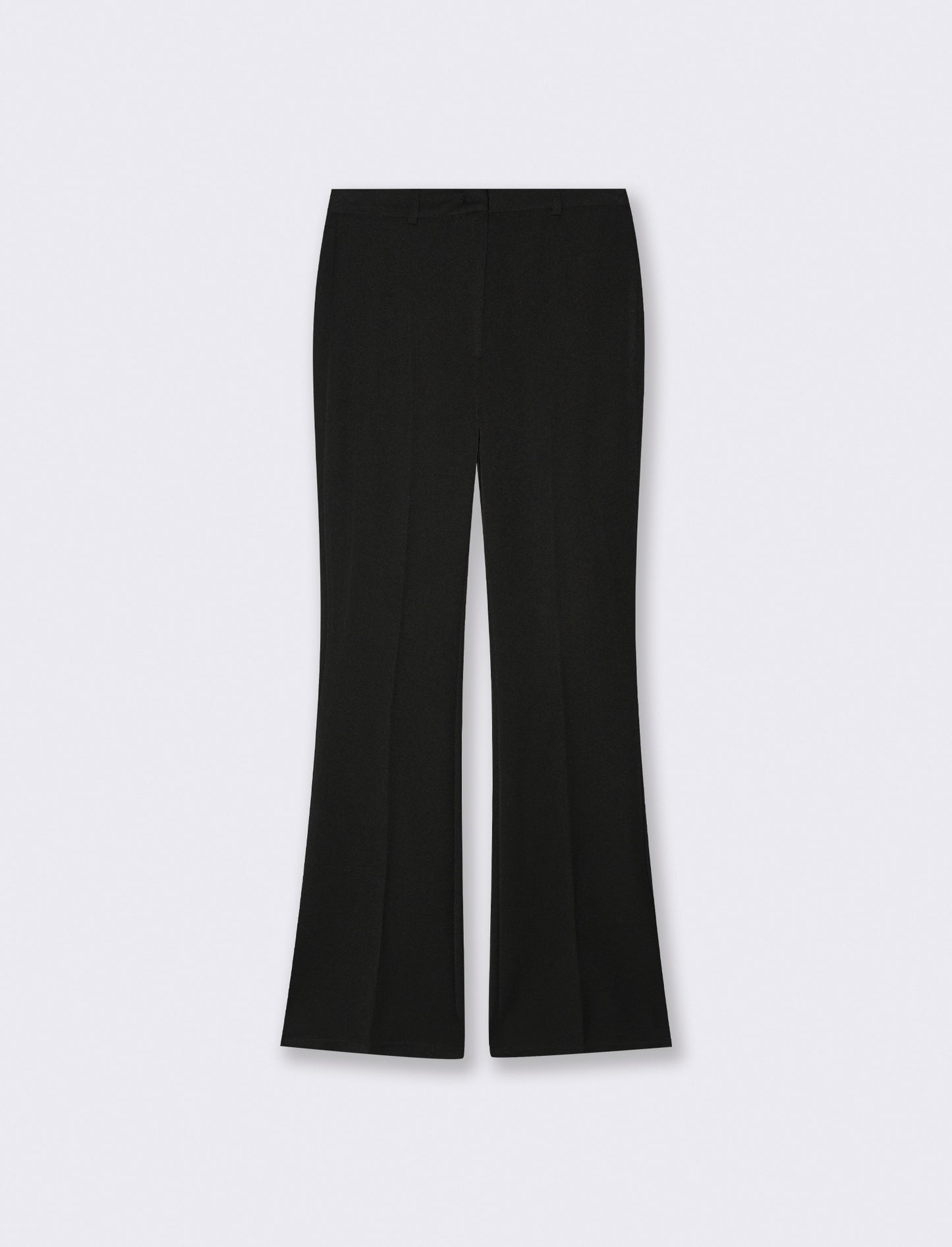 Pantalone chiusura uomo con gamba a zampa - Nero