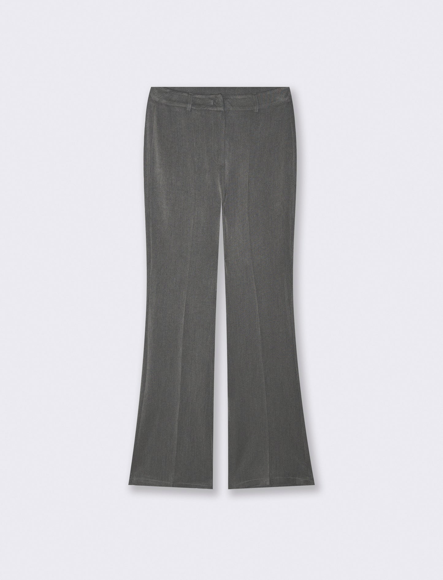 Pantalone chiusura uomo con gamba a zampa - Grigio