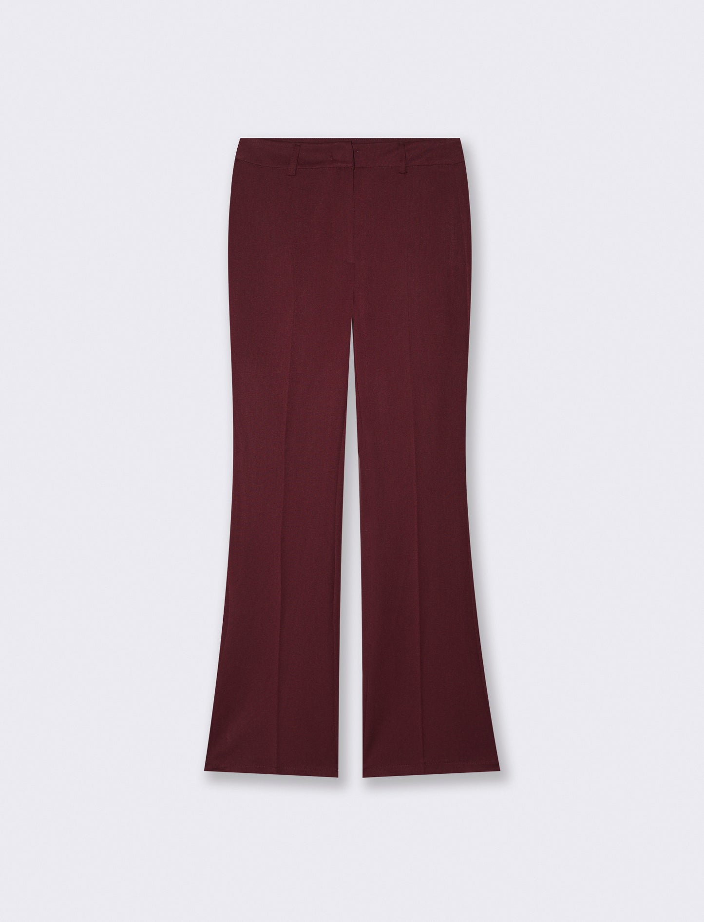 Pantalone chiusura uomo con gamba a zampa - Bordeaux