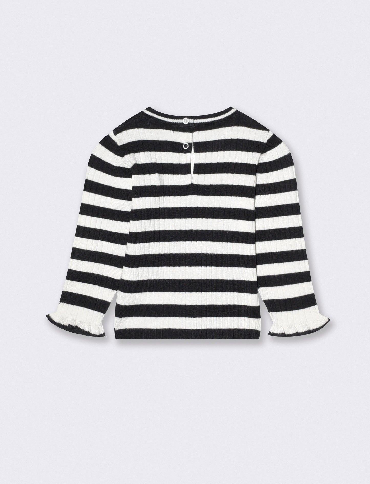 Long Sleeve Cotton T-Shirt - Black