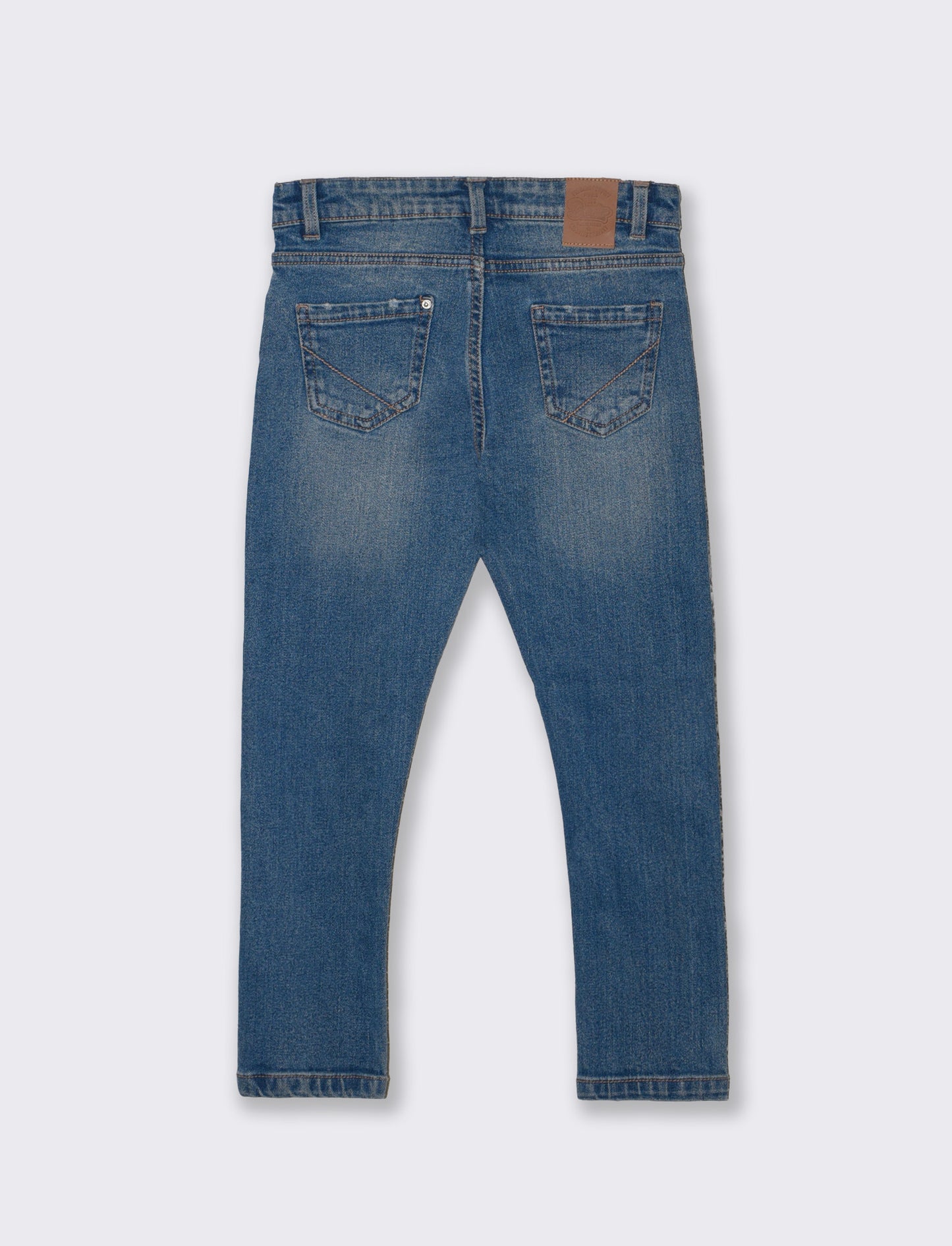 Five-pocket stretch denim jeans - Blue