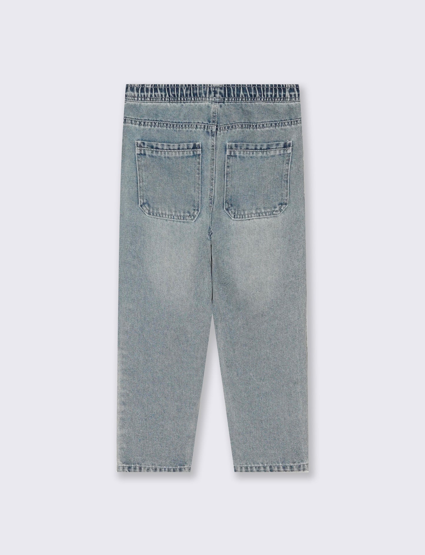 Comfortable and fashionable jogger jeans - Blue