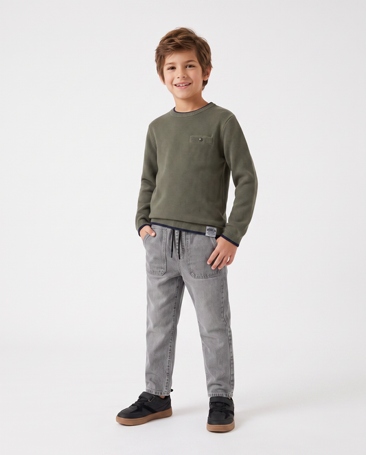 Jeans jogger comodi e alla moda - Grigio
