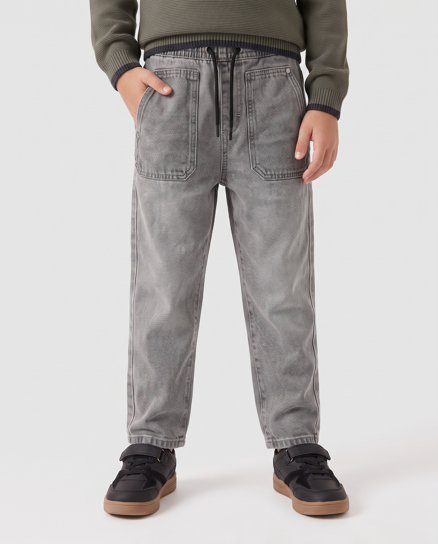 Jeans jogger comodi e alla moda - Grigio
