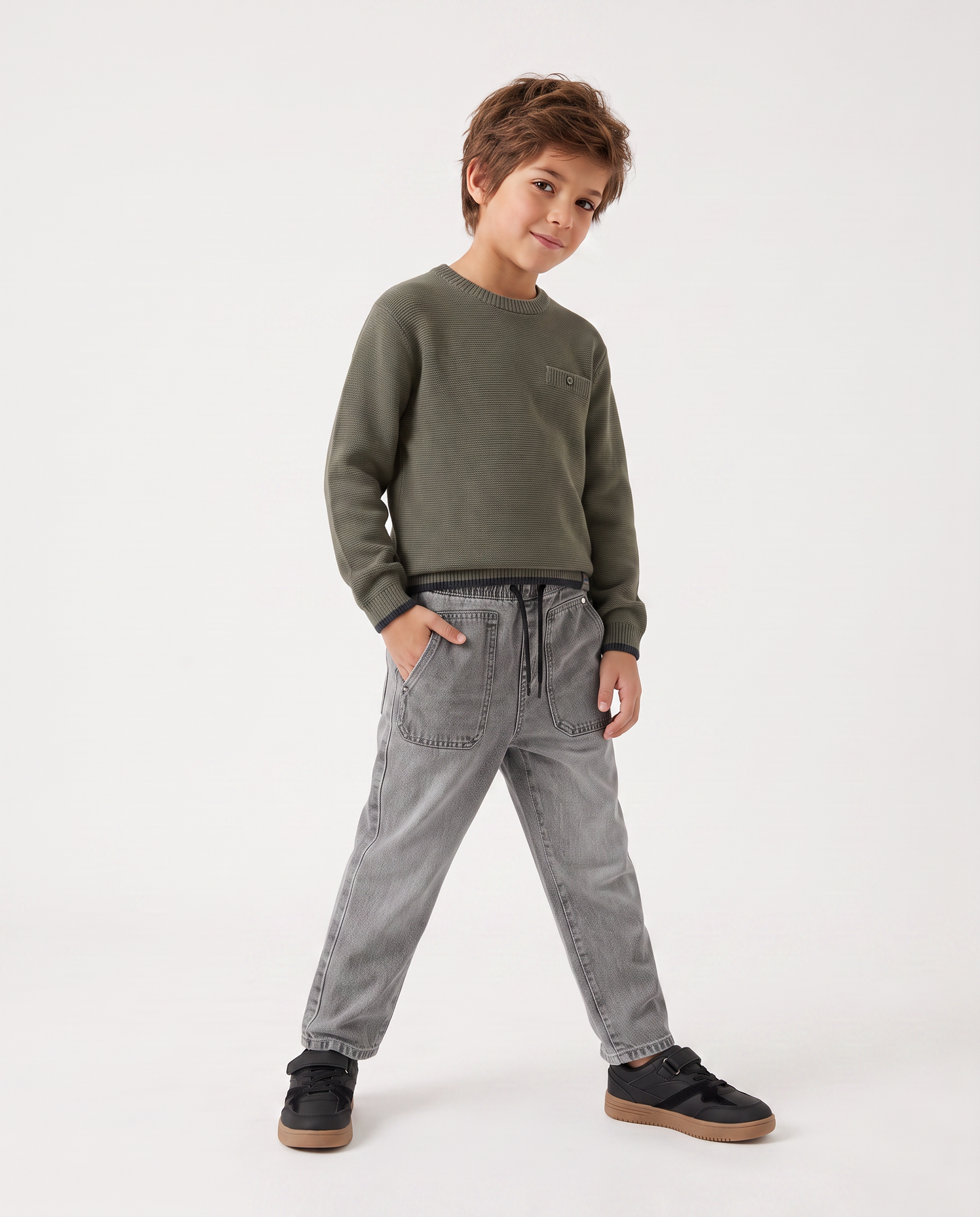 Jeans jogger comodi e alla moda - Grigio