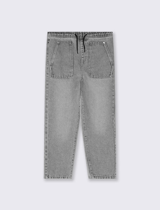 Comfortable and fashionable jogger jeans - Grey