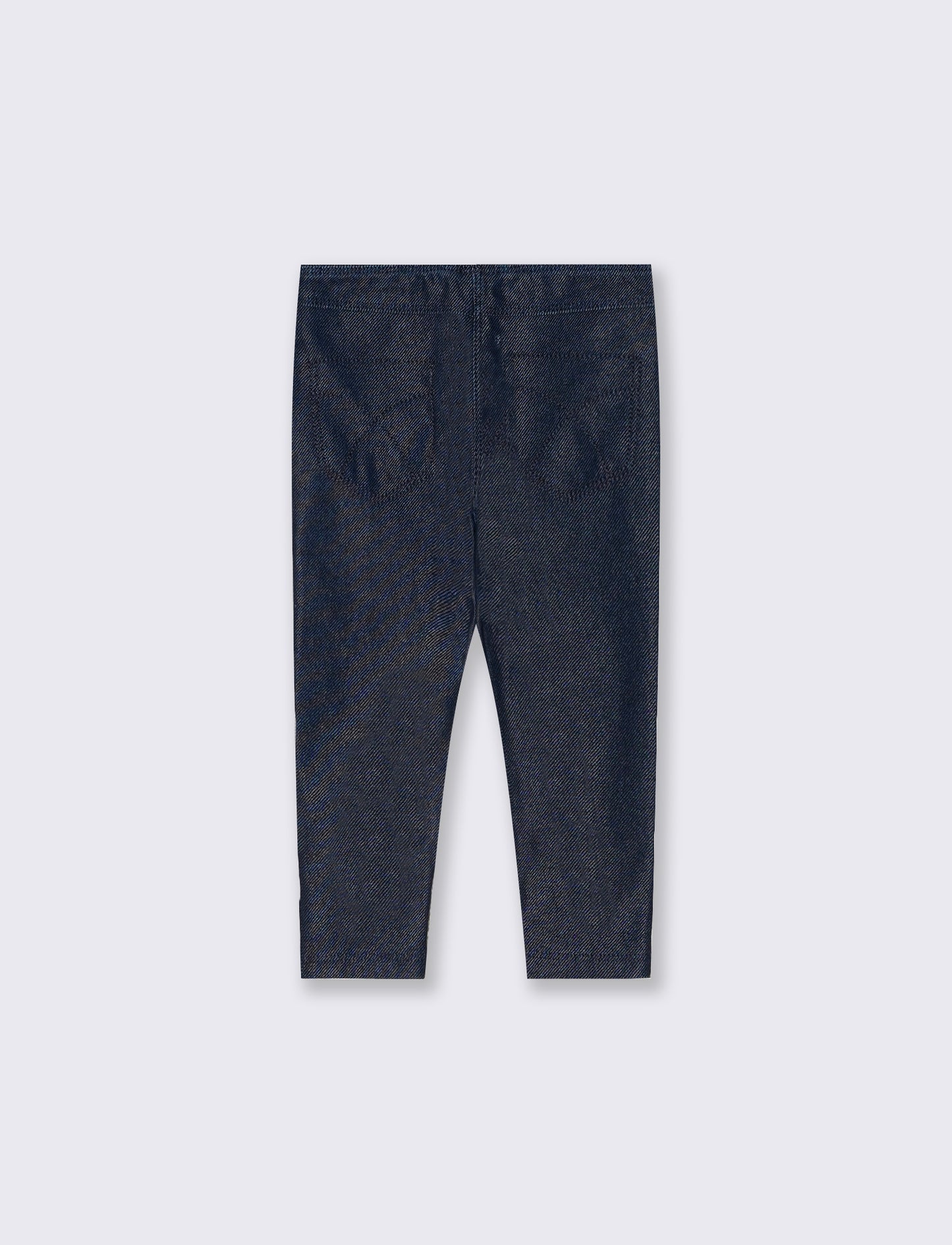 Leggings in cotone elasticizzato con tasche - DENIM SCURO