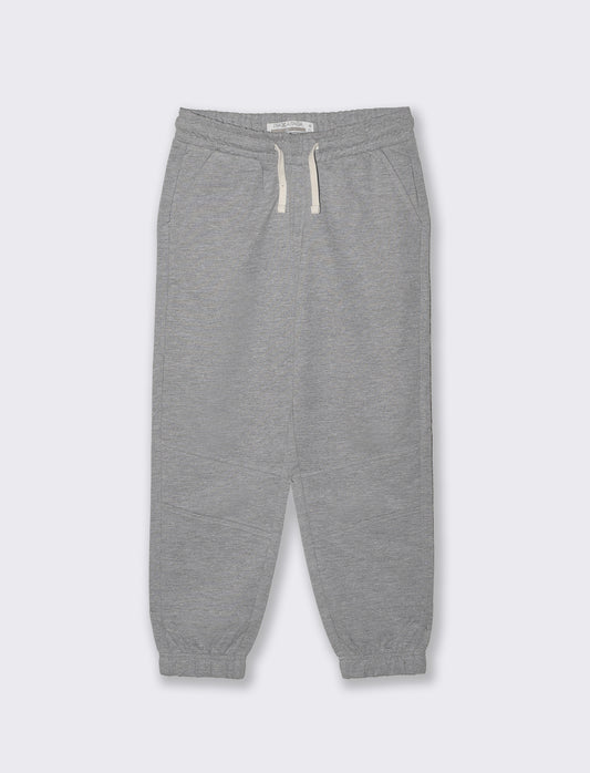 Pantaloni jogger in cotone comodi e pratici - Grigio mel.