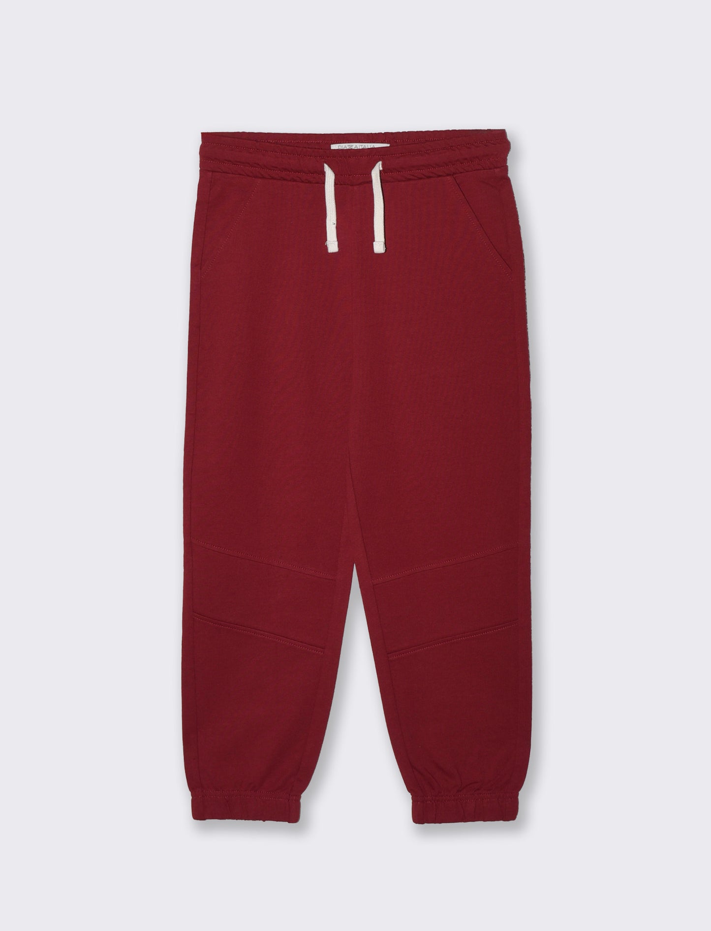 Comfortable and practical cotton jogger pants - Red