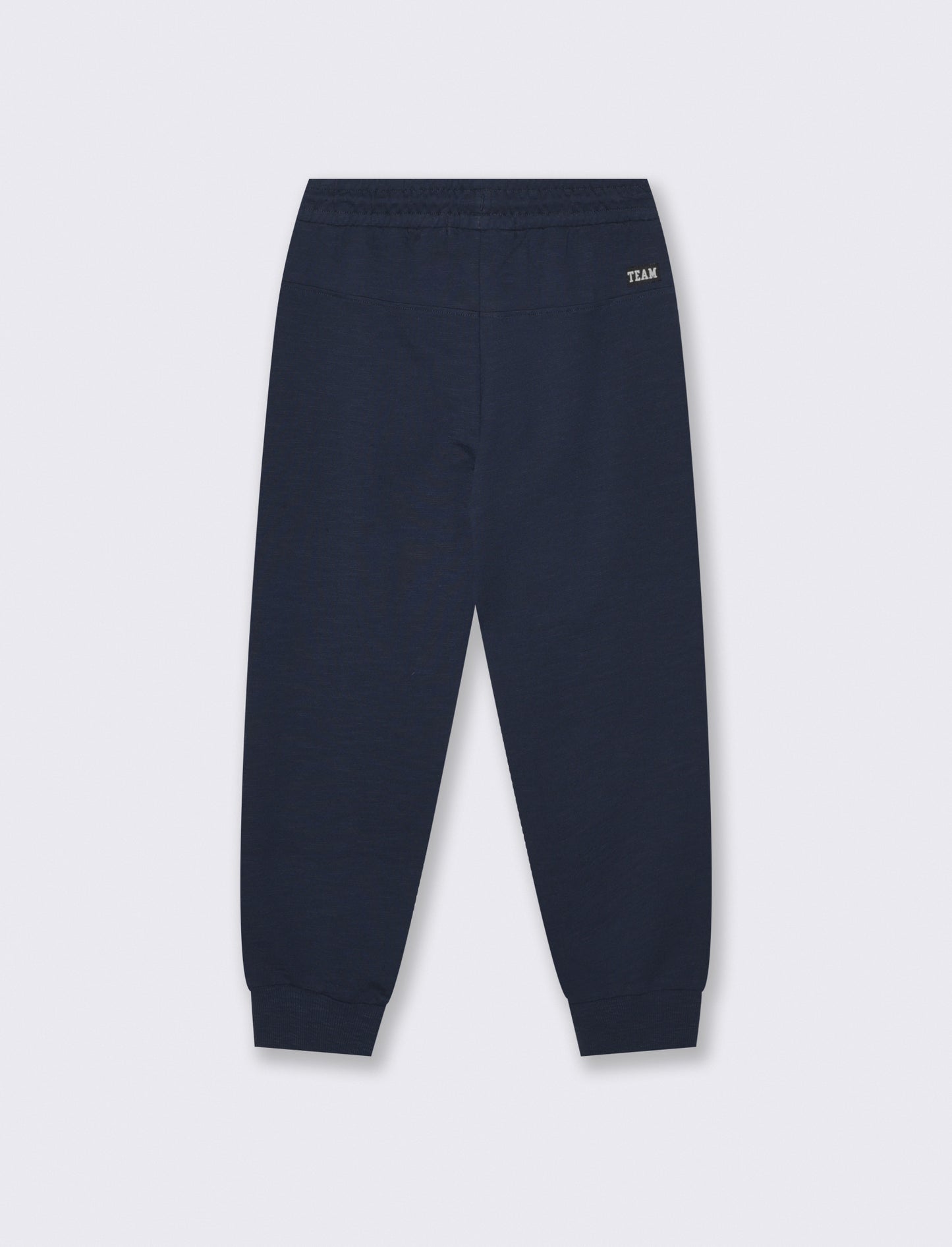 Jogger Comfort in Marled Cotton - Blue