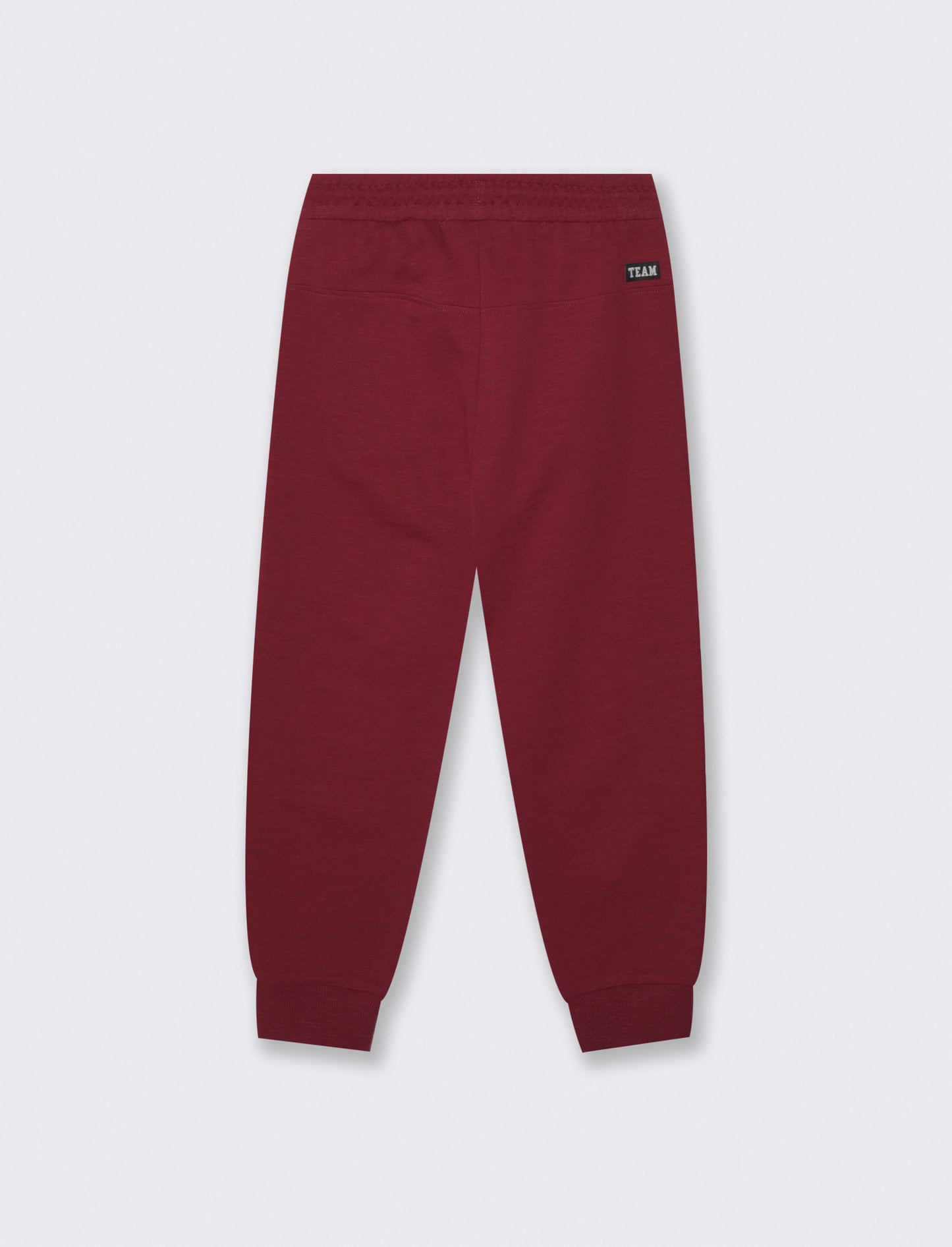 Jogger Comfort in Cotone Fiammato - Bordeaux