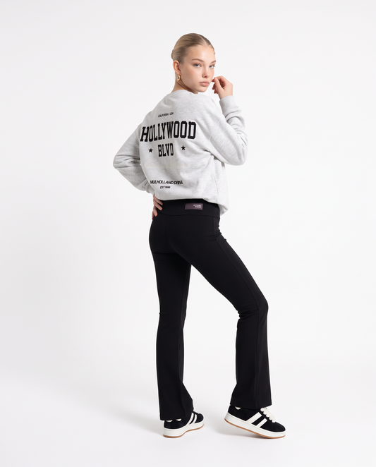 Crewneck sweatshirt with front print - 