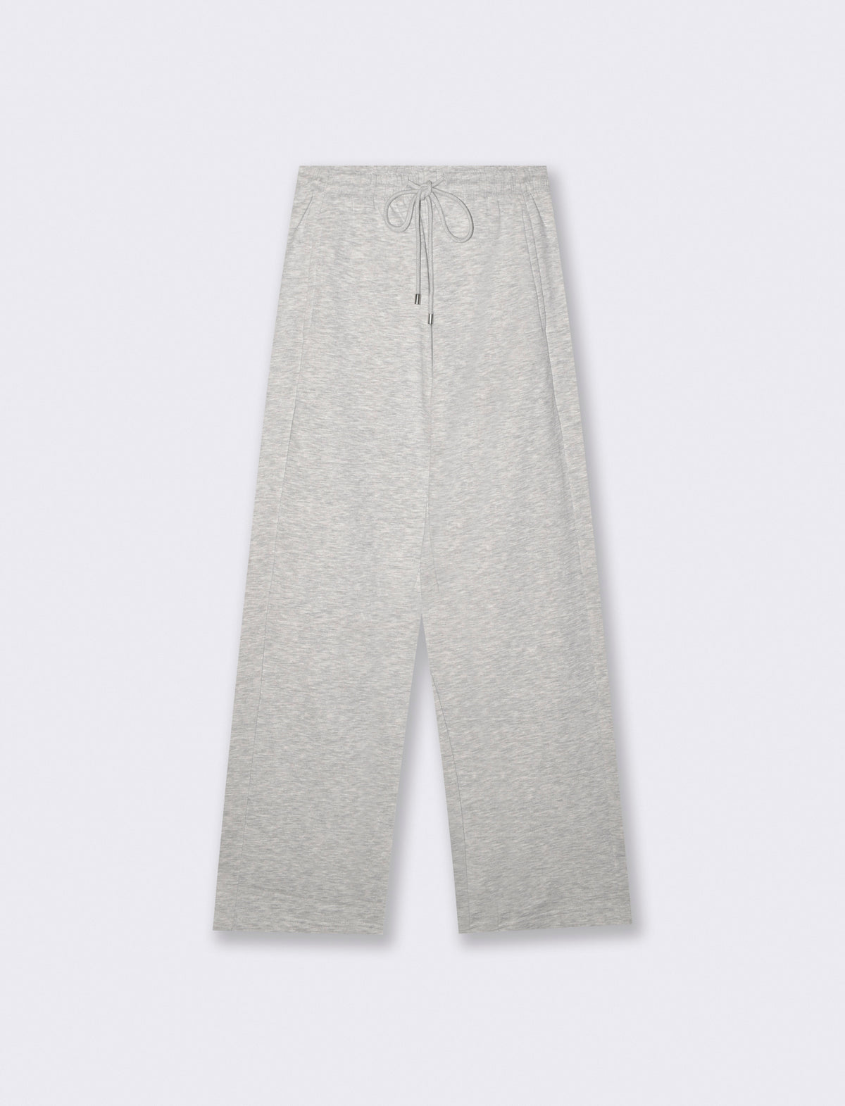 Fitness Pants with Elastic and Side Pockets - Grey