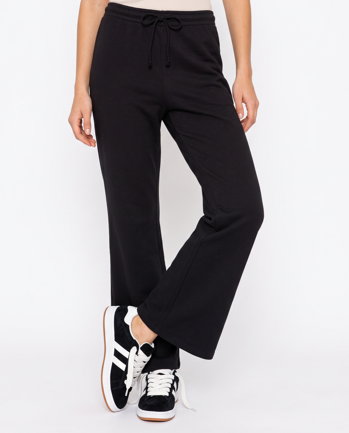 Pantafitness Flare con coulisse ed elastico - Nero