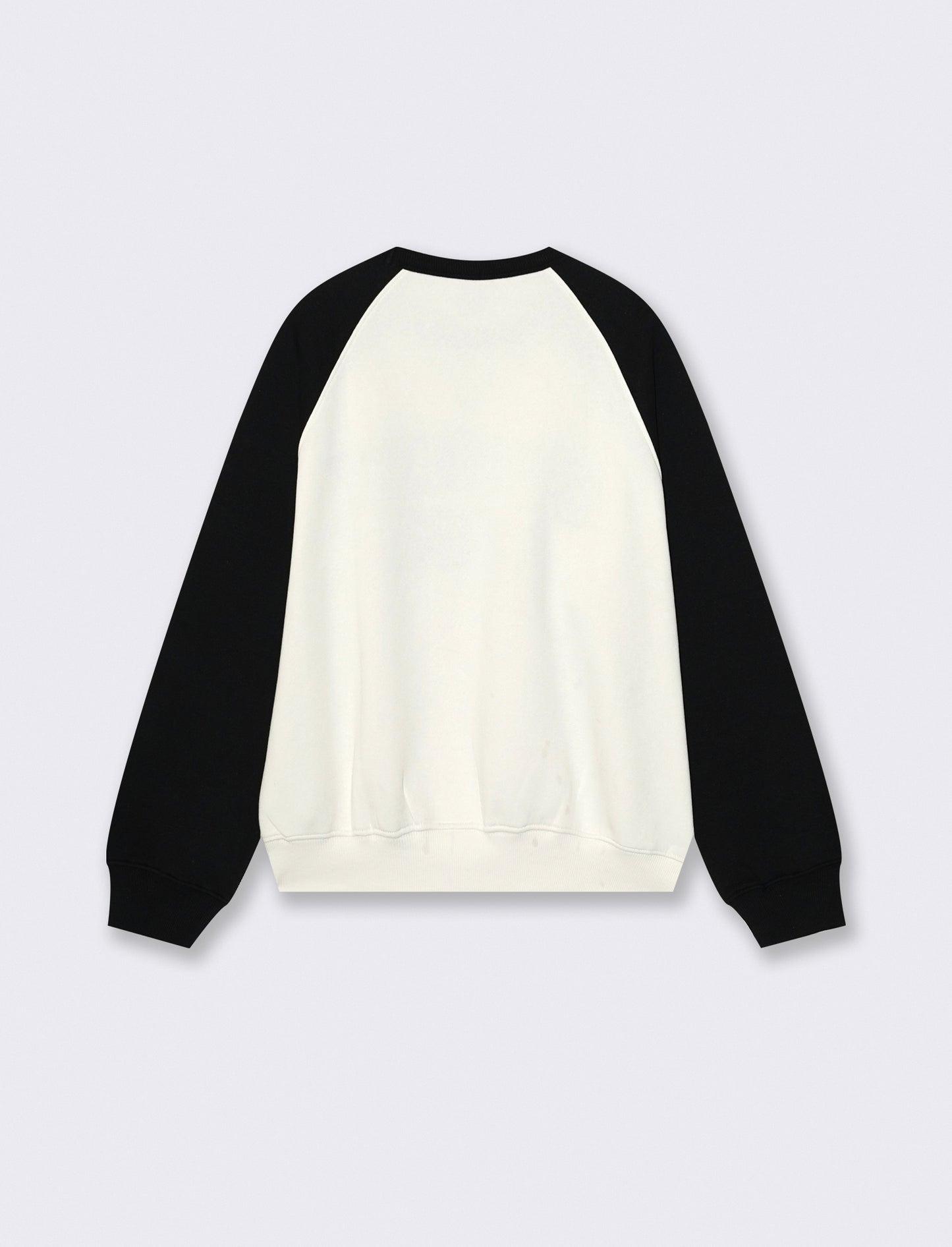 Oversized sweatshirt with elegant mock neck - 