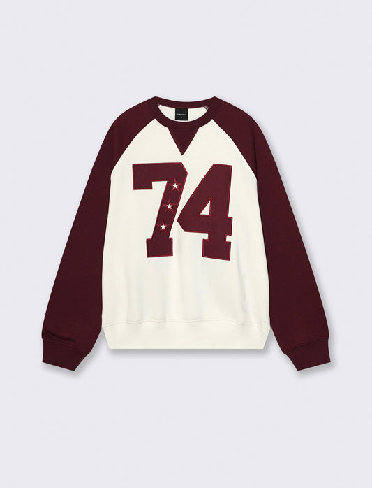Felpa oversize con paricollo elegante - var 3