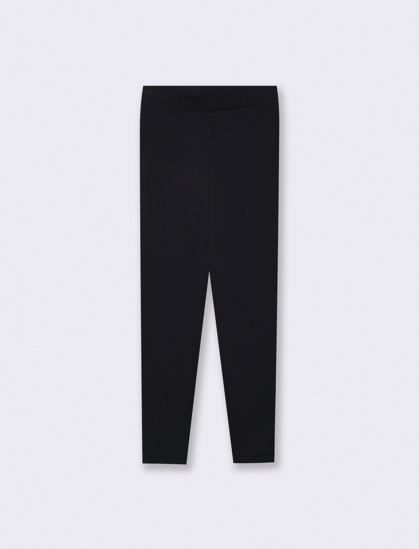 Leggings basico con elastico in vita - Nero
