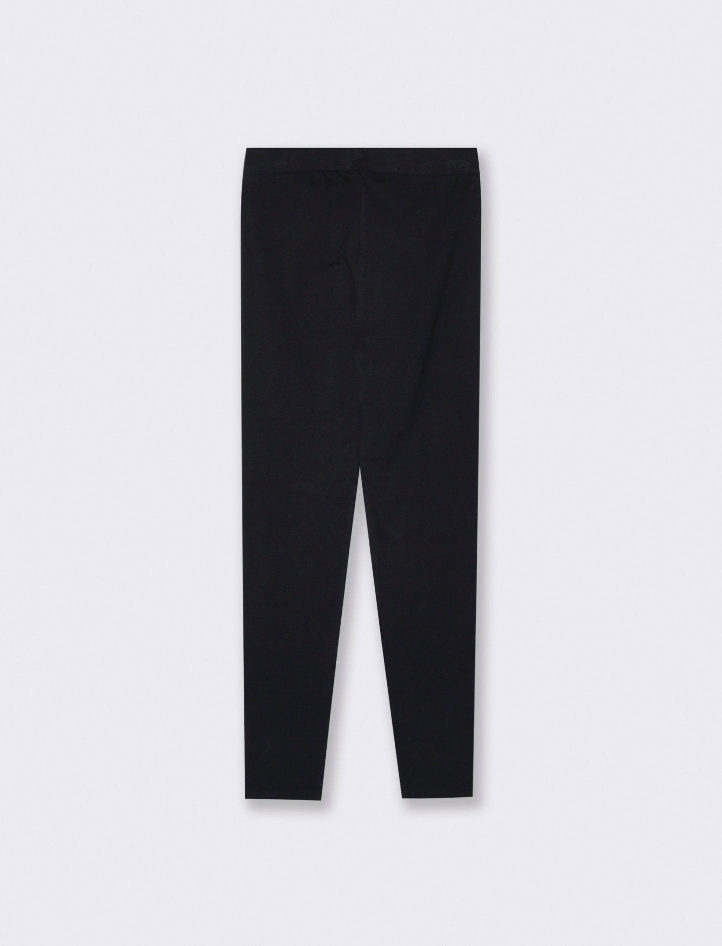 Leggings basico con elastico in vita - Nero