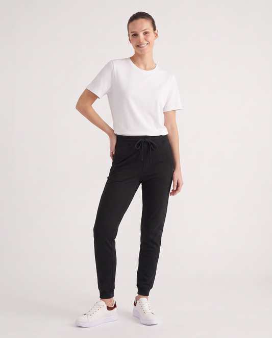Pantafitness Slim con Coulisse ed Elastico - Nero