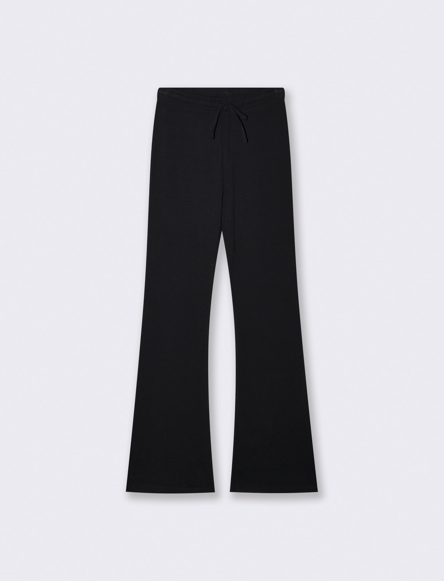 Pantafitness flare con coulisse in vita - Nero